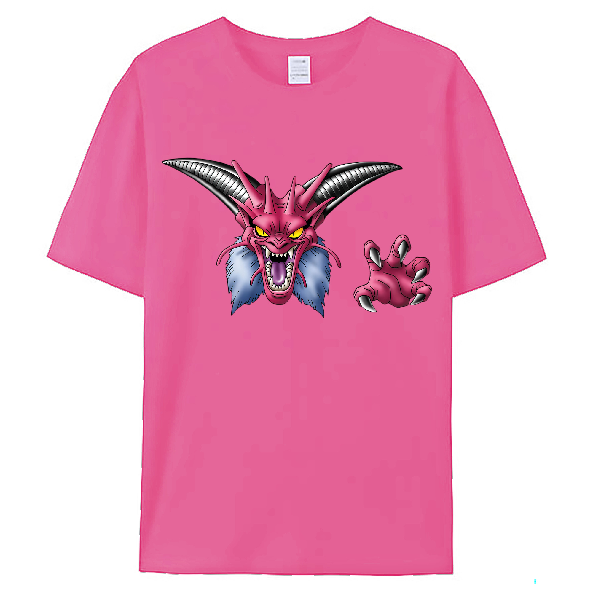 （画像用） ドラゴンクエスト Doragon Kuesuto Dragon Quest レディースカジュアルプリントTシャツ（綿100％）